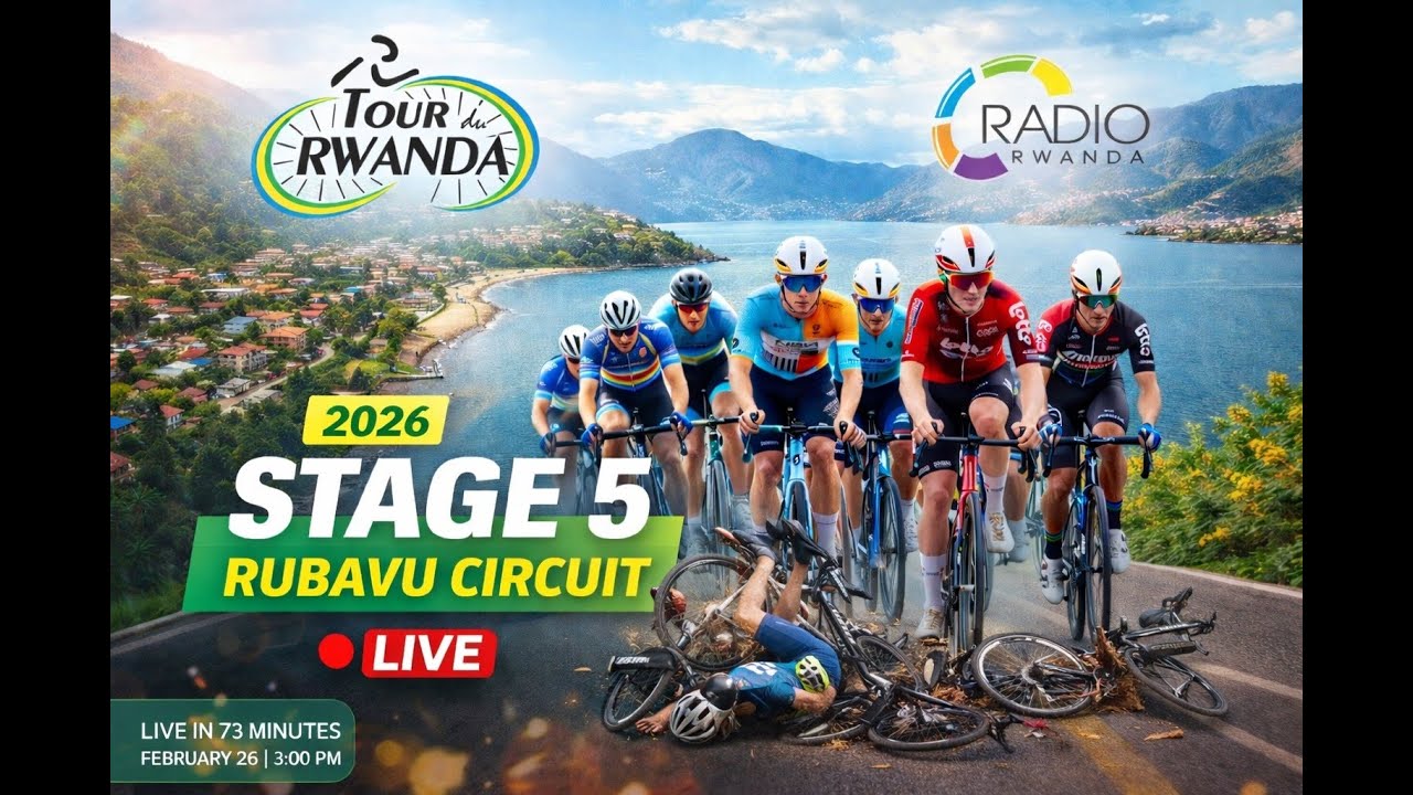 🩸Live TOUR DU RWANDA 2026  Acrossing RUBAVU CITY