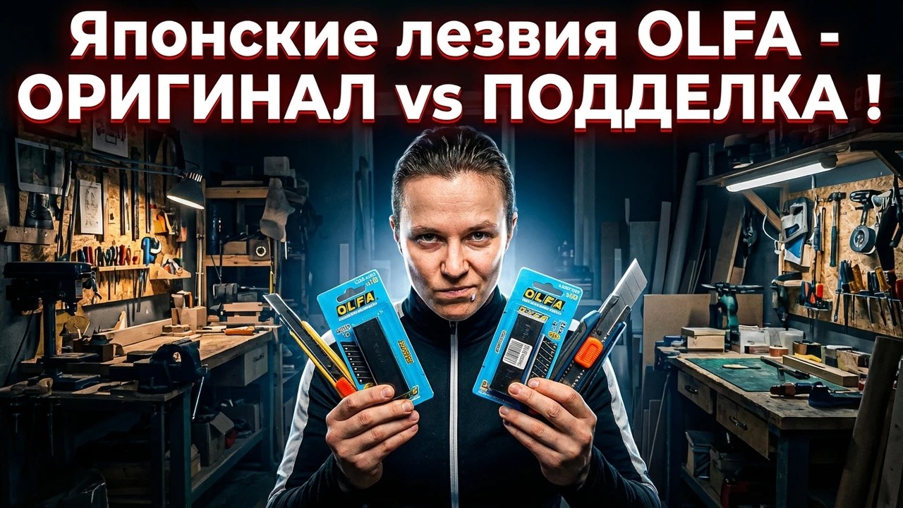 Японские лезвия OLFA - оригинал или подделка