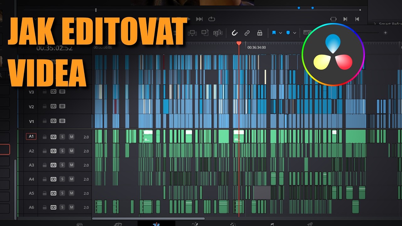 Základy střihu videa | DaVinci resolve tutorial Cz