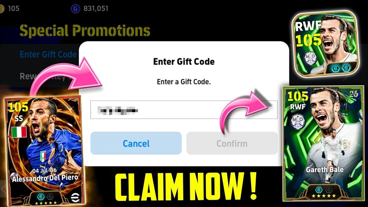 New Gift Code For Epic Rewards 😱 eFootball 2027 Mobile