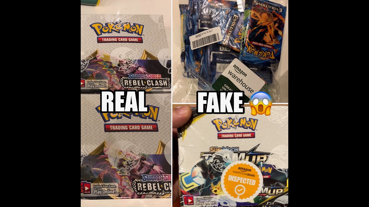 Amazon sold me Fake Pokemon Booster Boxes! :(