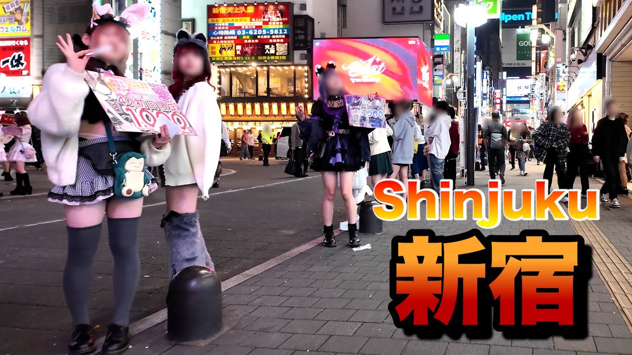 【４Ｋ60】nightwalk in Shinjuku【夜の新宿歌舞伎町をお散歩】2024年10月28日