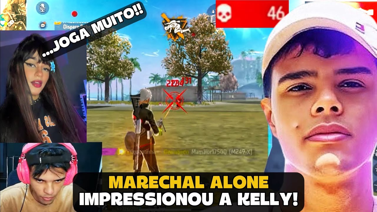 MARECHAL IMPRESSIONOU SUA NAMORADA AO FAZER 33 KILL NA RANK! FREE FIRE - MARECHAL HIGHLIGHTS
