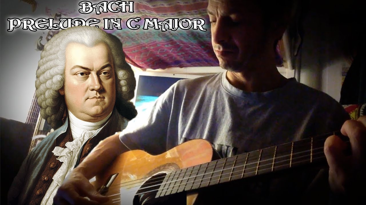 Bach Prelude in C on Classical Guitar