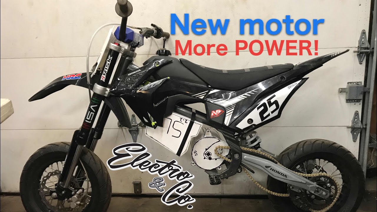 Electric mini supermoto build Qs138 70h V3