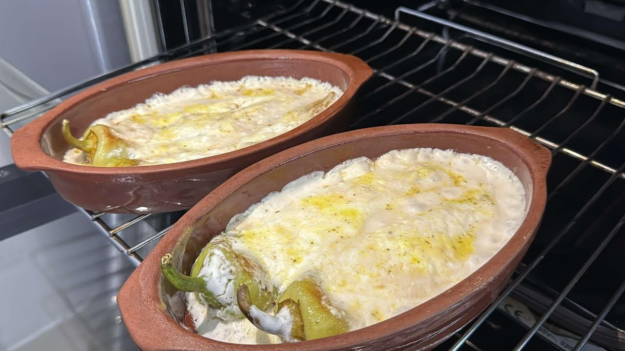 Speca me Kajmak në Tavë , Receta që nuk e keni provuar !!