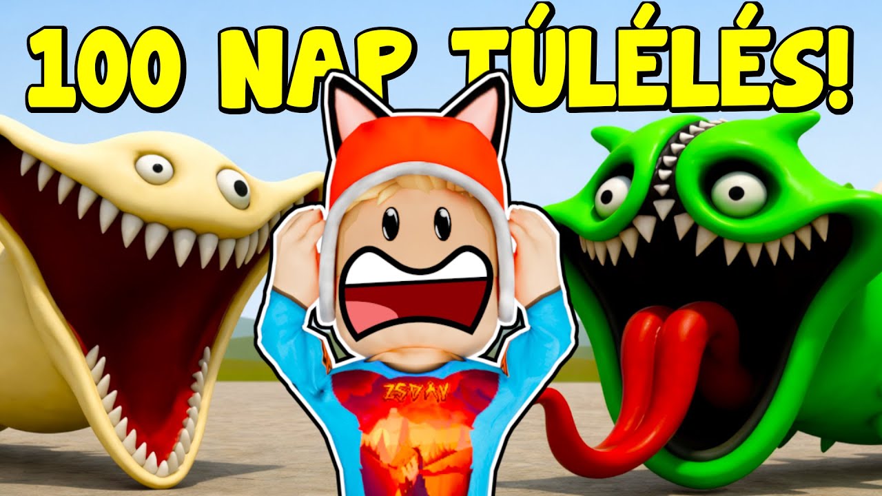 TÚLÉLTEM 100 NAPOT A FÉREG LABIRINTUSBAN! 🪱