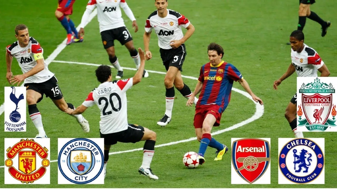 Lionel Messi Destroying English Clubs. #messi #leomessi #championsleague #foryou
