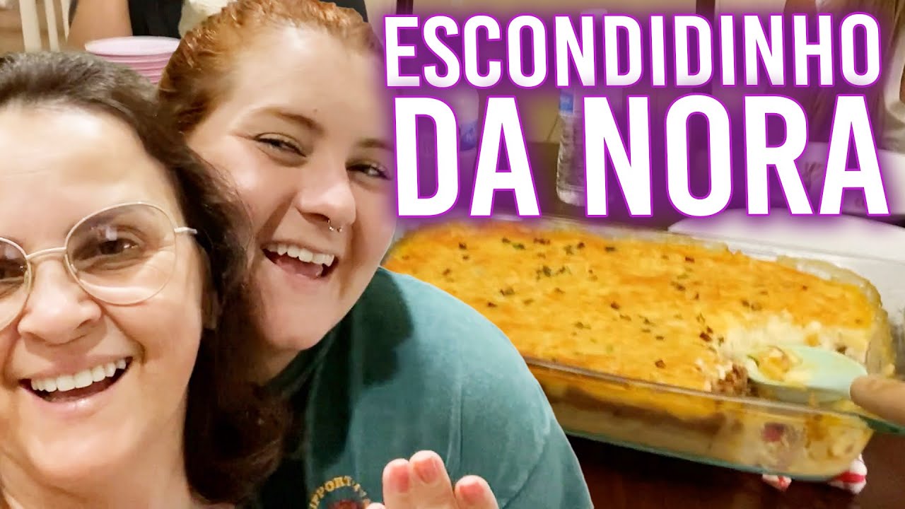 RECEITA DE ESCONDIDINHO DE CARNE SECA DA NORA- ela se queimou com a panela