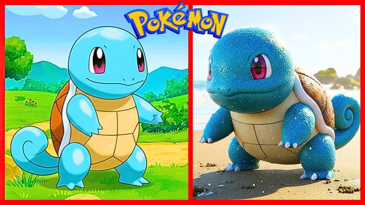 Pokémon in Real Life! | Hyper-Realistic AI 3D Comparison! | Pokémon in Real Life! (NO CLICKBAIT)