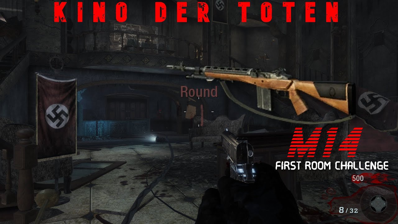 M14(First Room Challenge) COD Black Ops 1 Zombies: Kino Der Toten