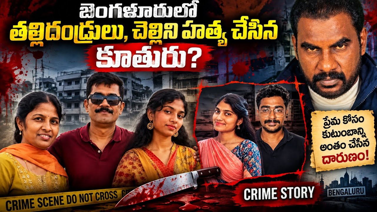 🚨 SHE KILLED Her Parents and Sister For Love | Shoking Banglore Triple Murder Case 😱 | crime watch 