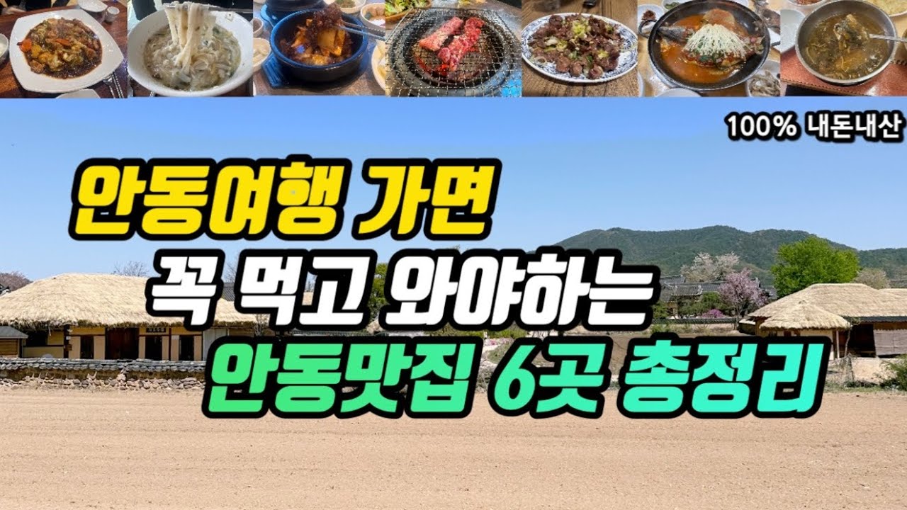 안동여행ㅣ꼭 먹고 와야하는 안동맛집 6군데 총정리ㅣ안동찜닭 안동국시 안동갈비 안동간고등어 안동한우국밥ㅣ우정찜닭 옥동손국수 뉴서울갈비 남실네 일직식당 안동집