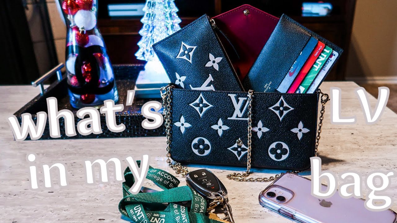 WHAT'S IN MY BAG | *NEW* LOUIS VUITTON FELICIE POCHETTE