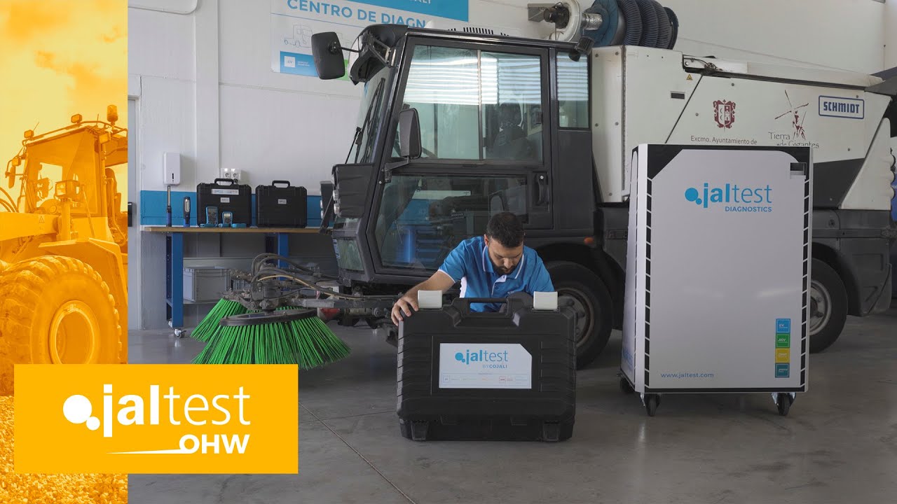 JALTEST CASE STUDY | Partikelfilterregeneration bei einer Schmidt Swingo 200+ Kehrmaschine