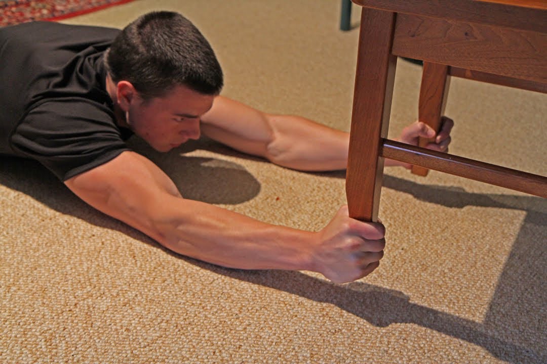 At Home Grip and Forearm Exercise: "Chair-Up"