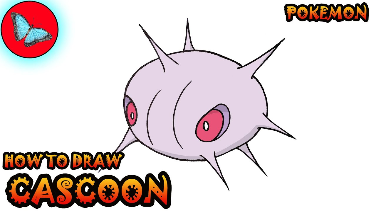 How To Draw  Pokemon - Cascoon