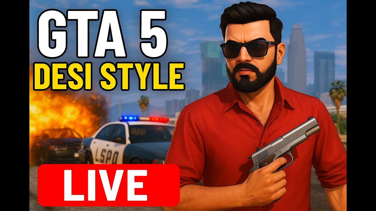 GTA V India Live Stream 🚗💥 | Full Masti | Hindi Gameplay