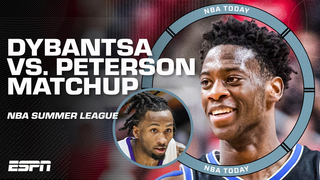 No. 1 vs No. 2 🔥 AJ Dybantsa and Darryn Peterson face off in Summer League | NBA Today