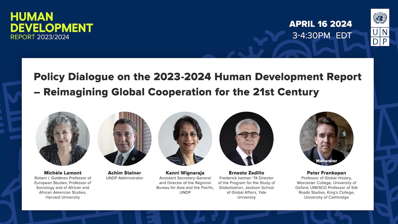 Policy dialogue on the 2023-2024 Human Development Report