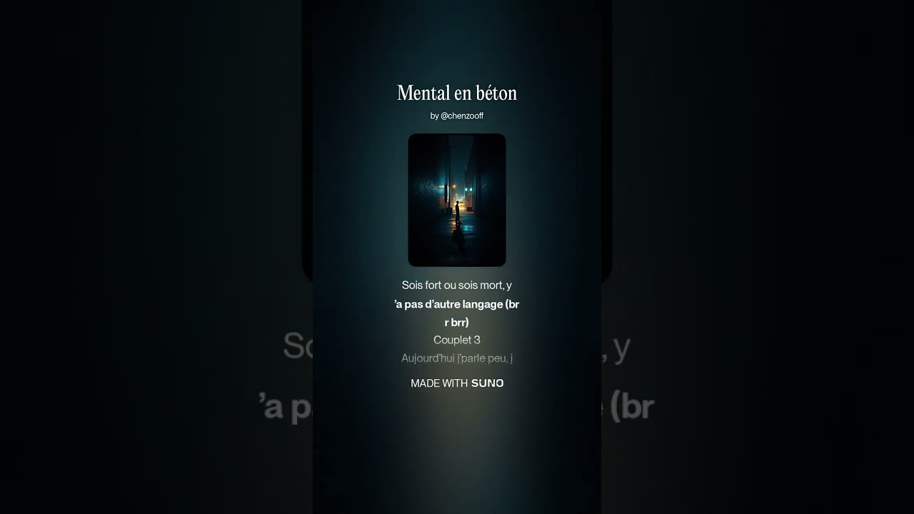 Chenzo - Mental en béton 