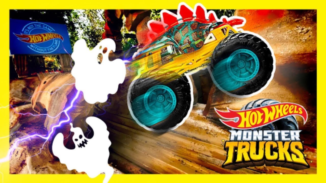 TÚNEL DO TERROR: CORRIDA ÉPICA MONSTER TRUCKS! 🚙🔥 | Torneio de Titãs | Hot Wheels