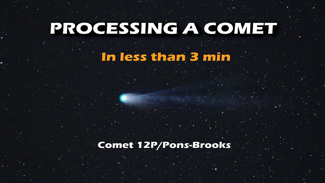 Processing a comet in less than 3 min