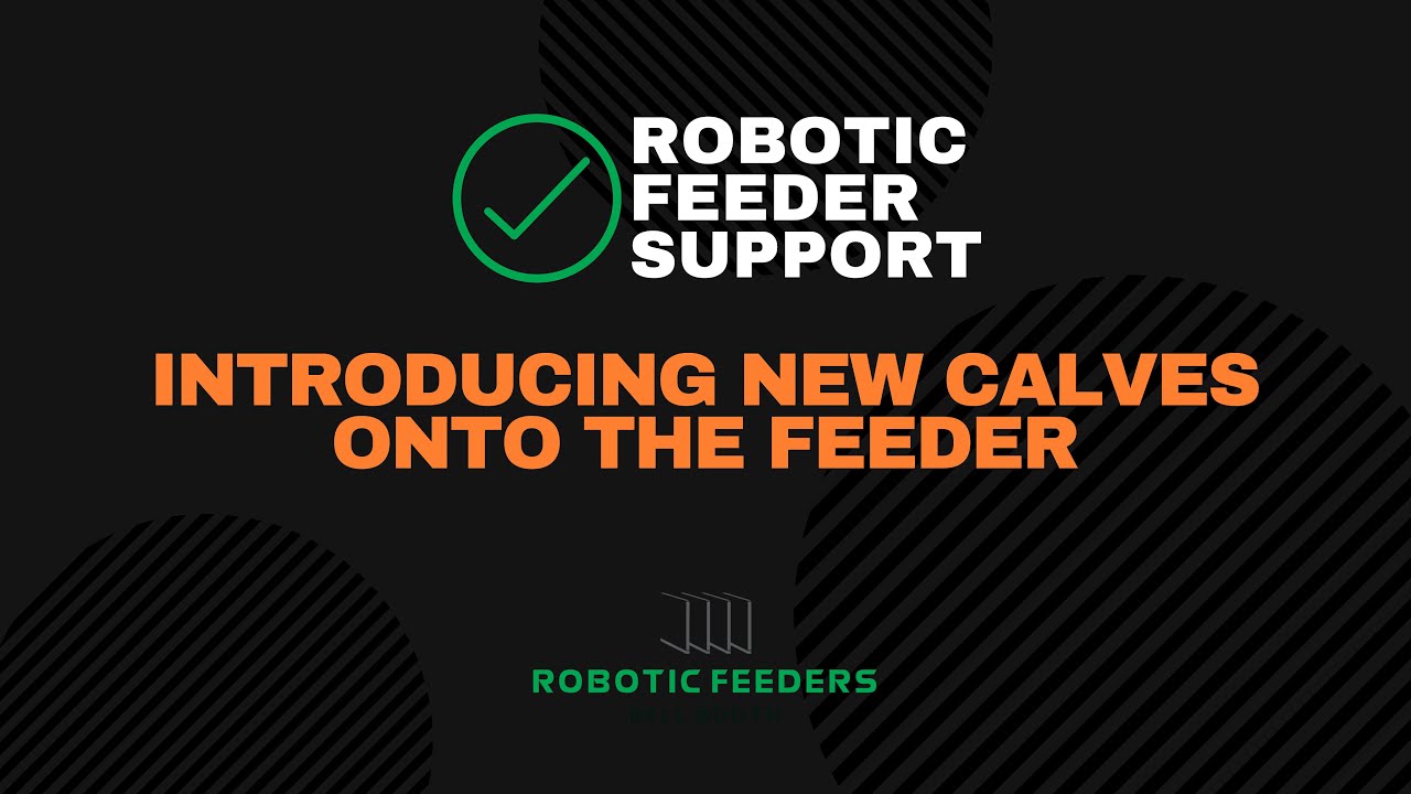 Robotic Feeder Support: Introducing new calves onto the feeder