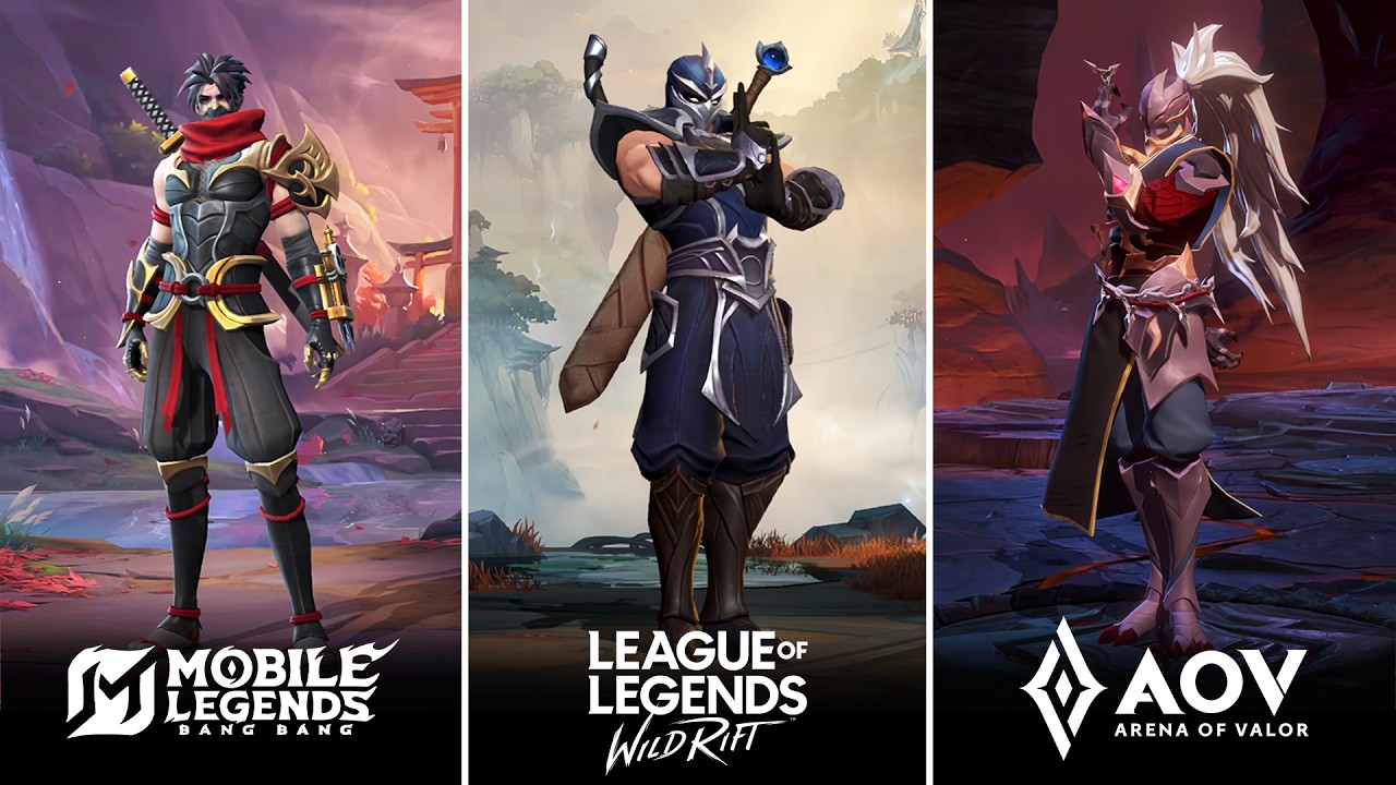 MLBB VS LoL Wild Rift VS AOV &ndash; Heroes, Monsters, Items Design Comparison 2026
