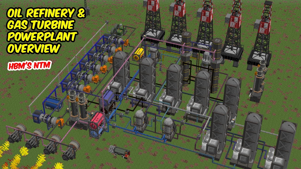 Big Oil Refinery / Power Plant Overview - Vacuum Refinery HBM's NTM
