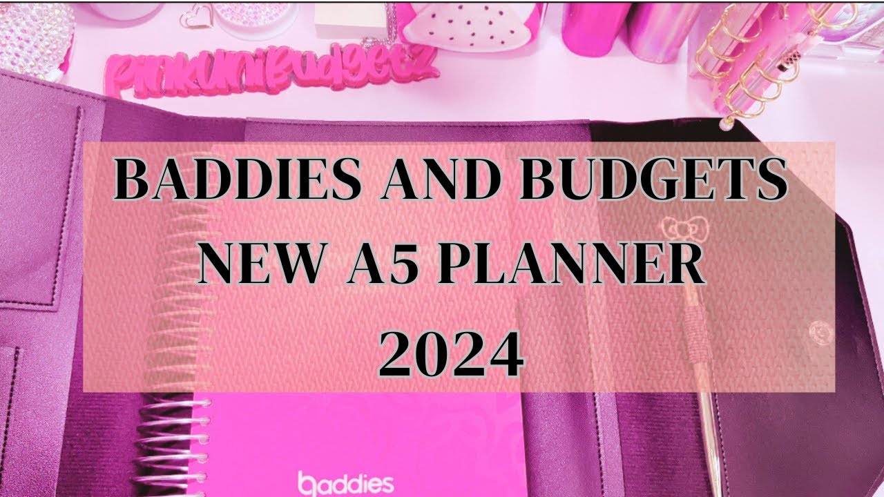 New @Baddiesandbudgets A5 Pink Budget Planner!! | So Cute | So Pink!! 2024 Budget