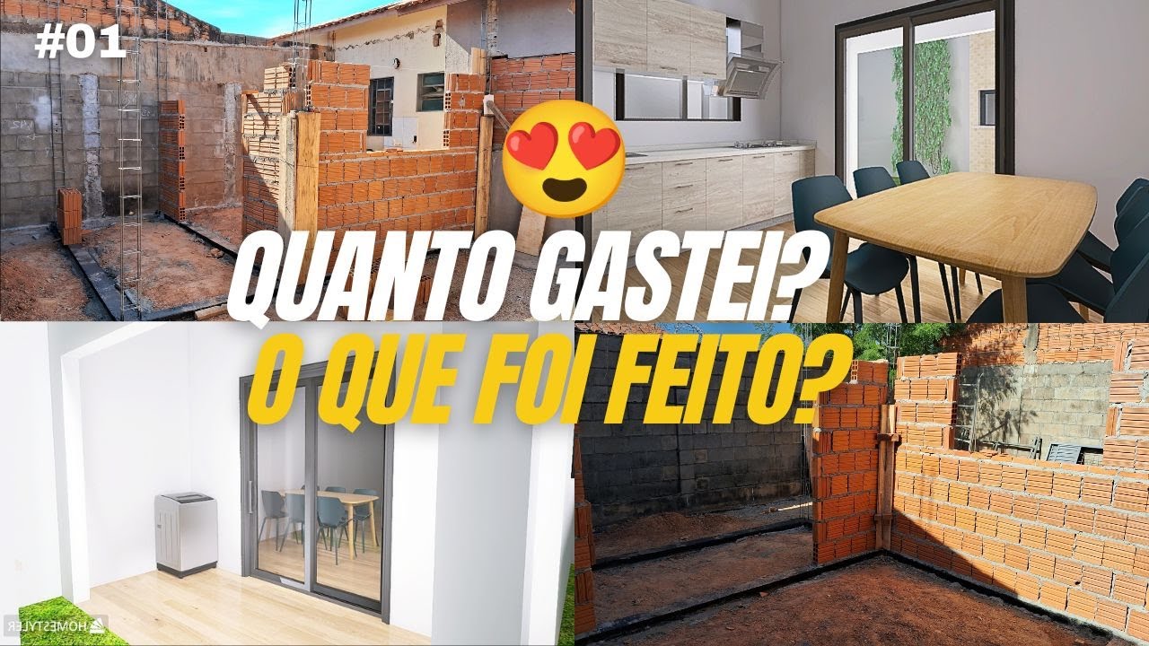 Uma semana construindo a cozinha da minha nova casa financiada pela Caixa