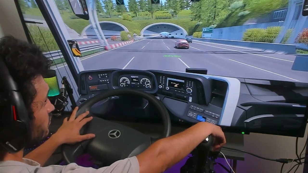 Picking Up Passengers From The Bus Station | ETS 2