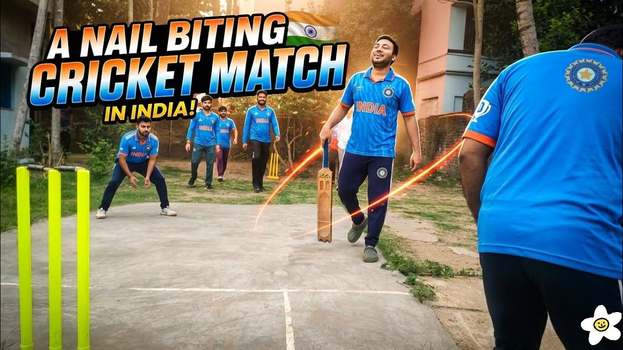 Nail Biting Cricket Match in India | Gully Cricket Match | 53* Opening Partnership 