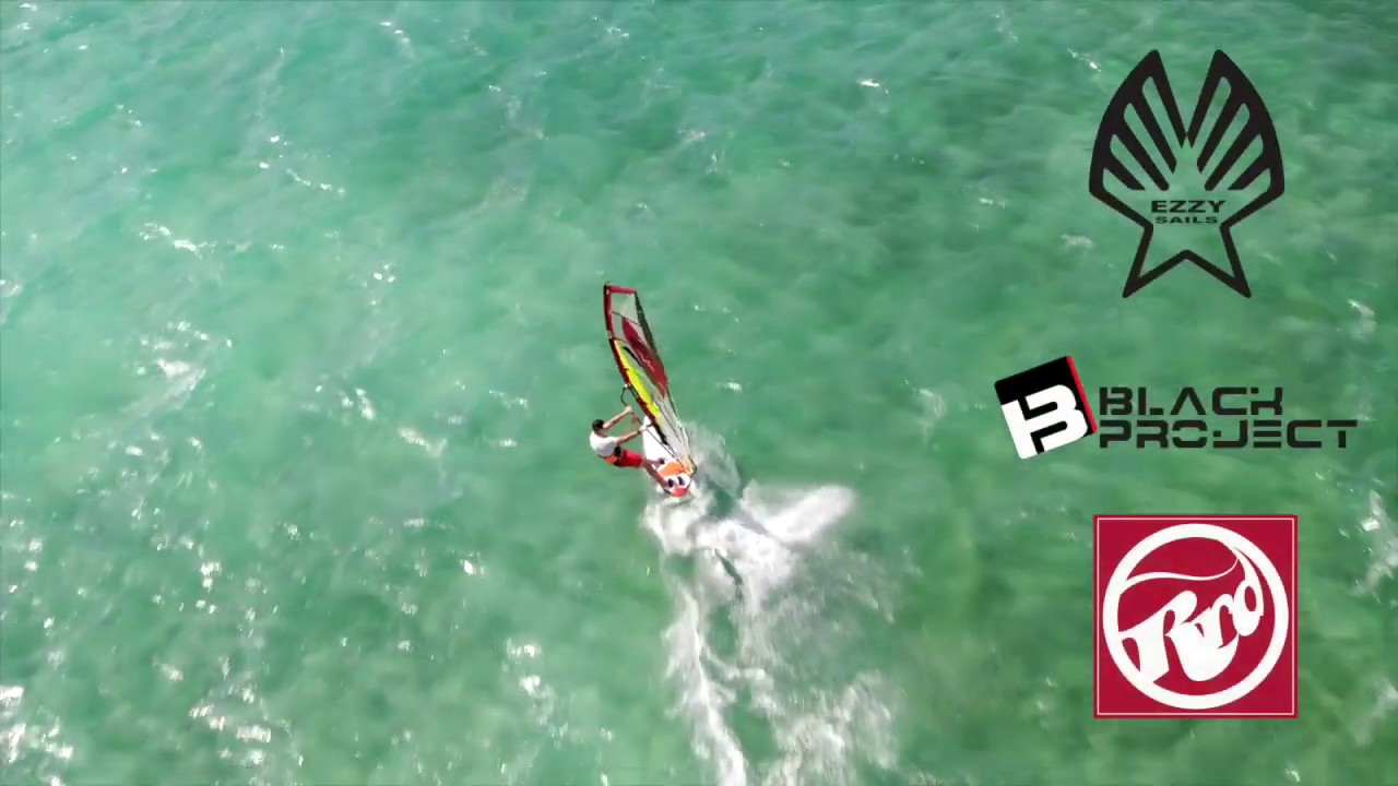 Carve Gybe close ups and slow mo Tobago