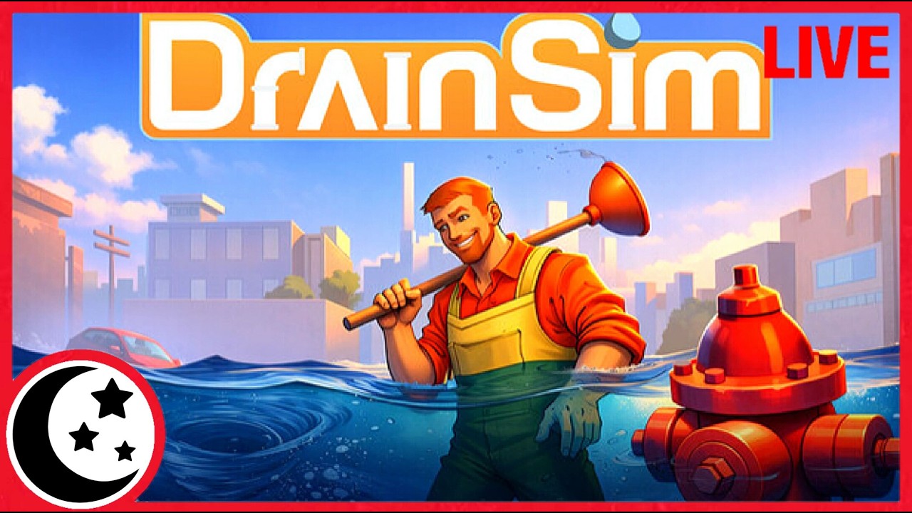 浸水した街をワンオペで復旧させよう！ #1 【DrainSim : ドレインシム PC 実況 攻略】