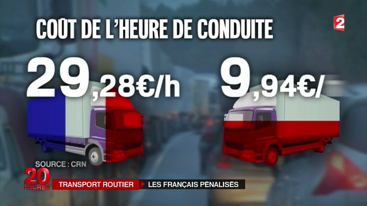 Les transporteurs routiers fran&ccedil;ais p&eacute;nalis&eacute;s par le cabotage