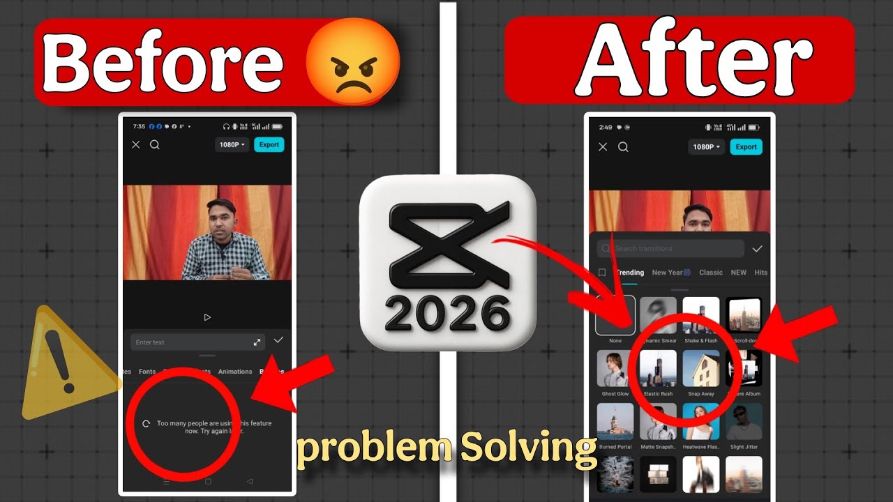 Capcut problem⚠️Solv बस 2 मिनट मे how to solv capcut no internet problems ✅🔥