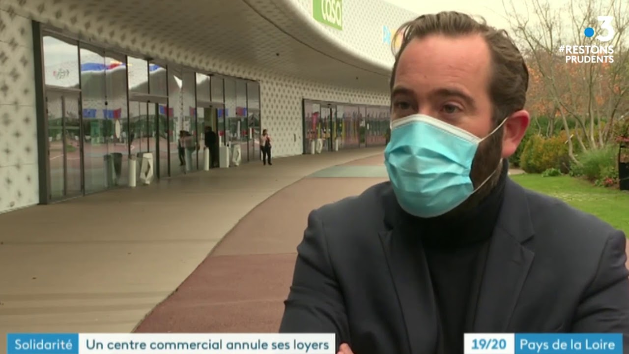 France 3 - 19/20 « Solidarité : un centre commercial annule ses loyers »