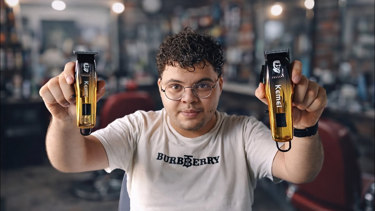 COMPREI NOVAS MÁQUINAS DE CORTAR CABELO PRA MINHA BARBEARIA