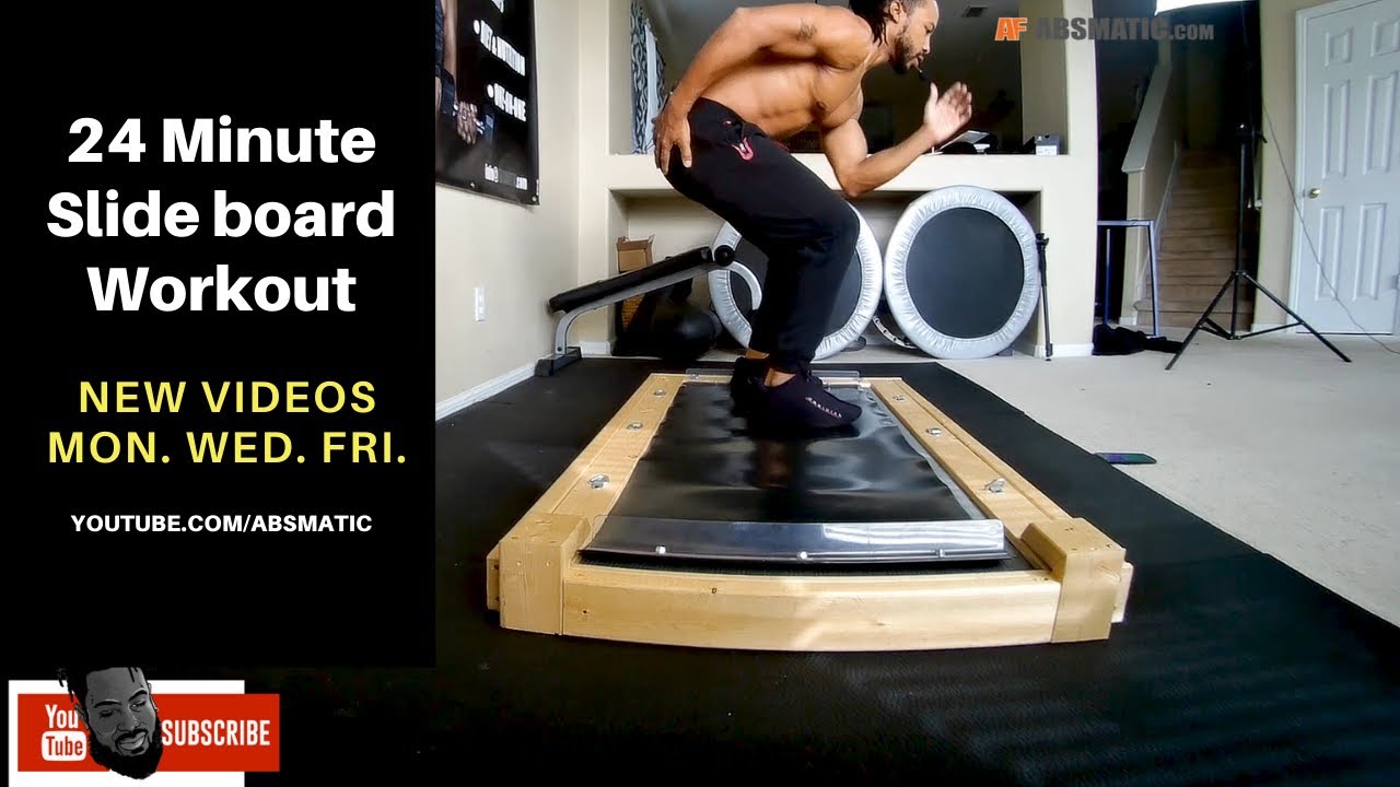 24 Minuted Slide-board Workout | Speedskating