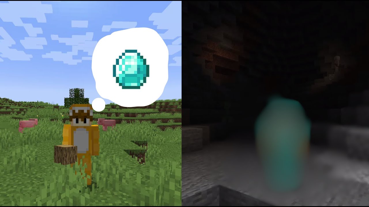 Minecraft NOOB tries SURVIVAL MODE!