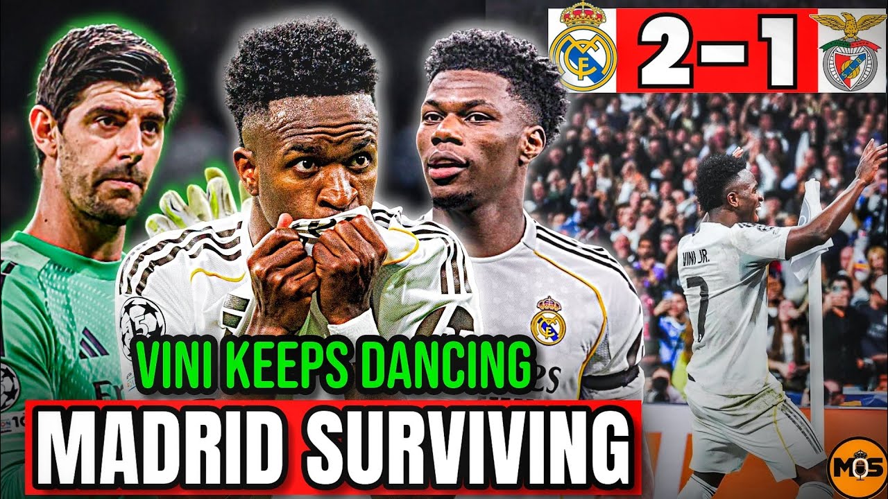Real Madrid SURVIVE Benfica Test! Vini Dances as Real Madrid Reach UCL RO16 | Reaction