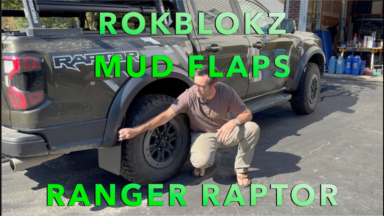 ROKBLOKZ mud flaps install on my Ranger Raptor