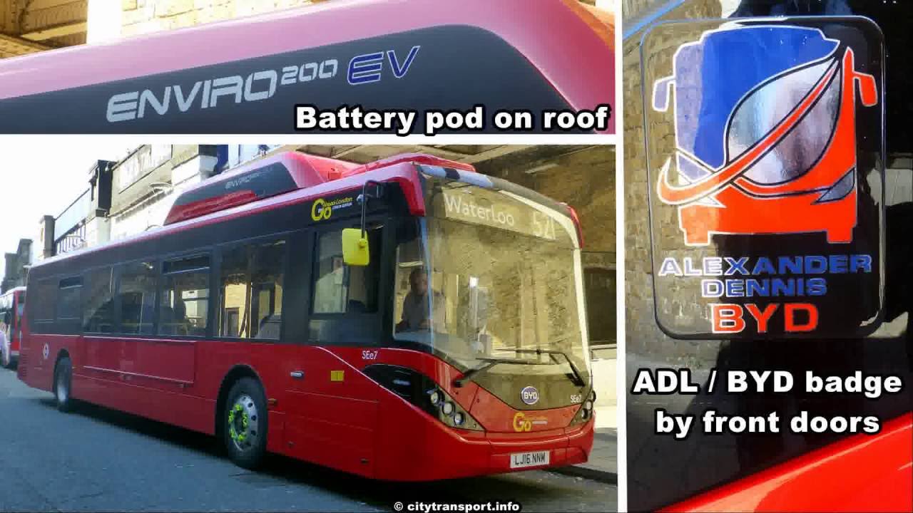 London's new BYD ADL SEe Battery Electric buses