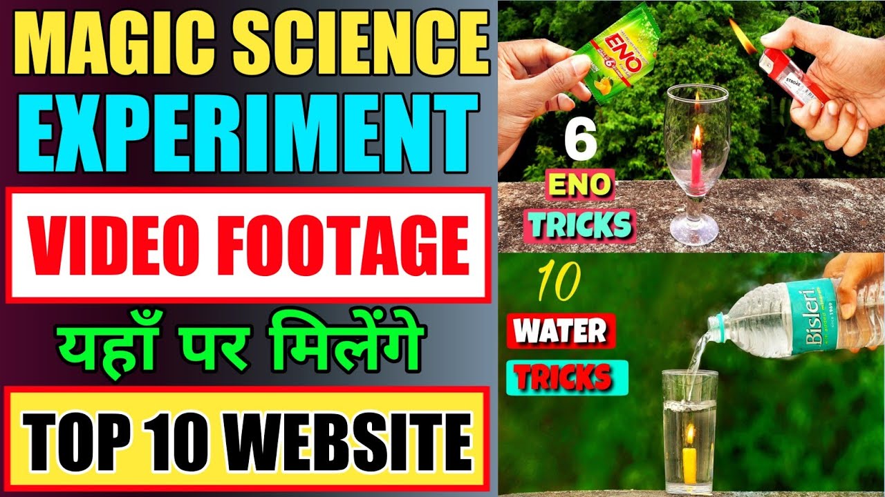 TOP 10 WEBSITE🤑 || Magic Science Wali Video Footage Kaha Se Laaye | Science Experiment Video Footage