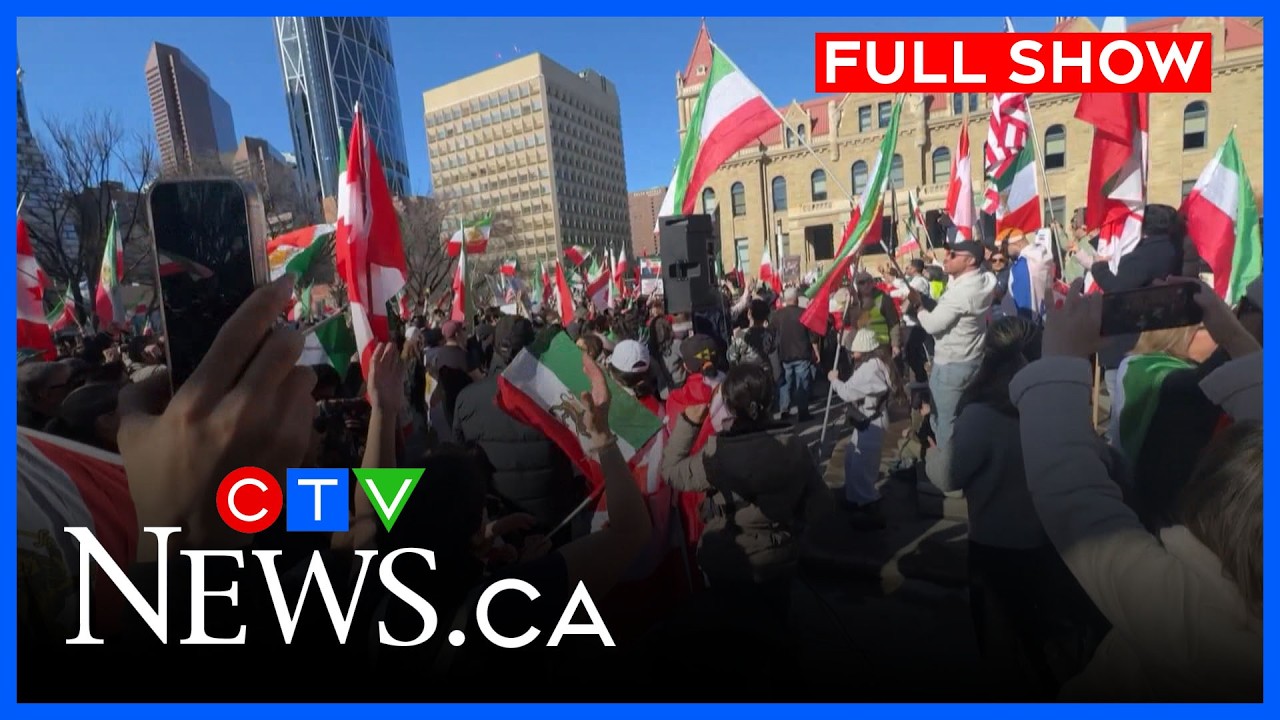 Thousands react to Iranian war in Calgary | CTV News Calgary at Five for March 2, 2026