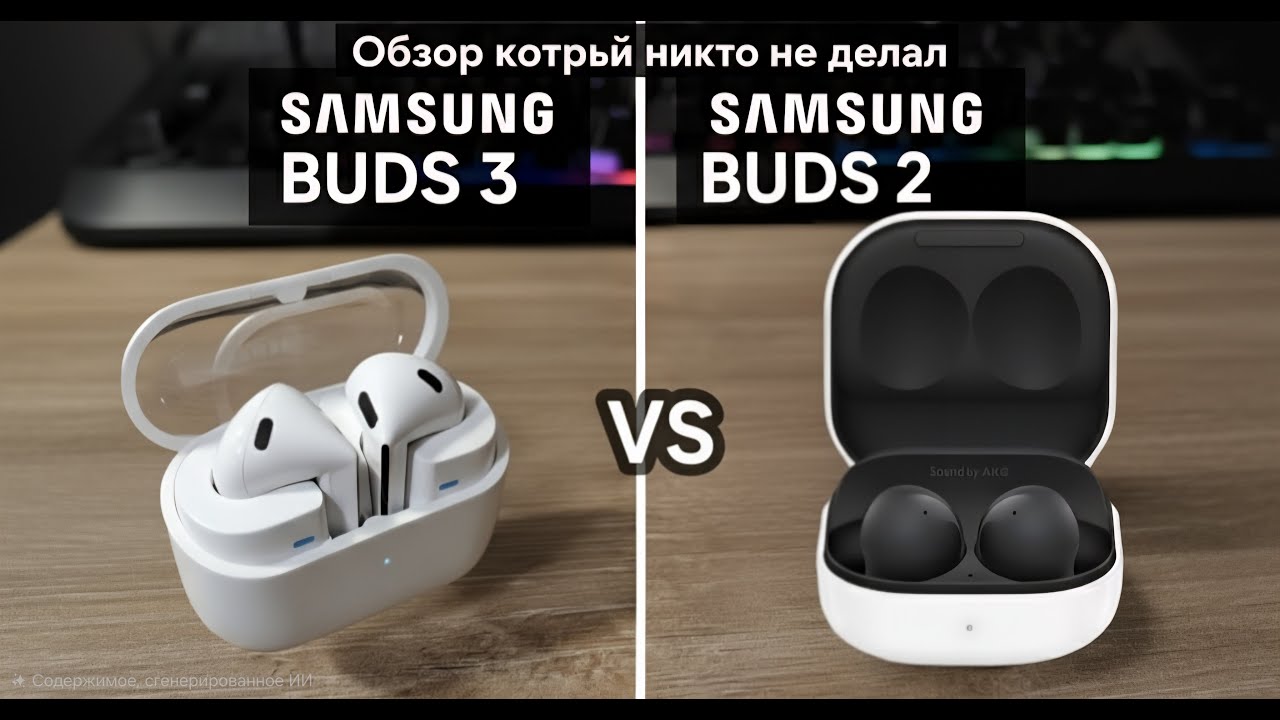 Samsung Buds 2 vs Buds 3 &mdash; никто ещё не сравнивал!