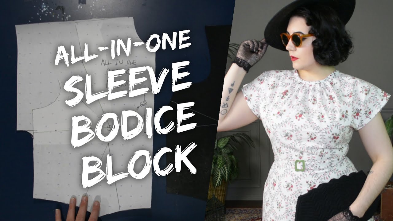 How To Draft The All-In-One Sleeve Bodice
