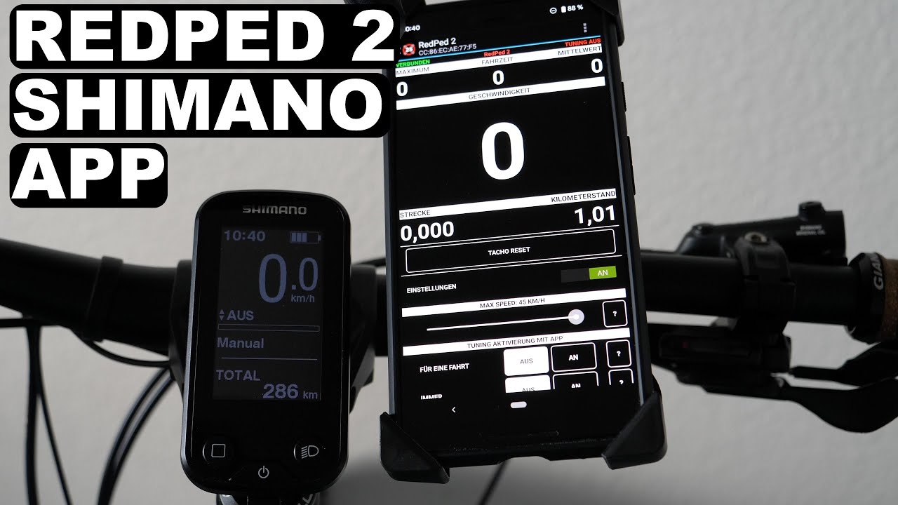 RedPed 2 für Shimano - App - Tuning E-Bike
